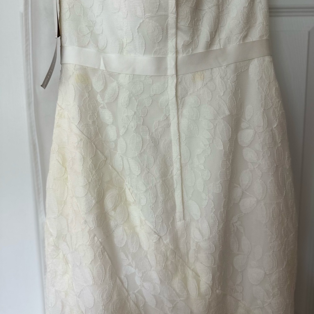 Galina Mermaid Wedding Dress 6P NWT Style 7WG3381 Lace Detail - Picture 10 of 14